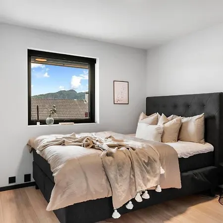 Panorama Utsikt, Luxus, Kvalitet شقة Askoy
